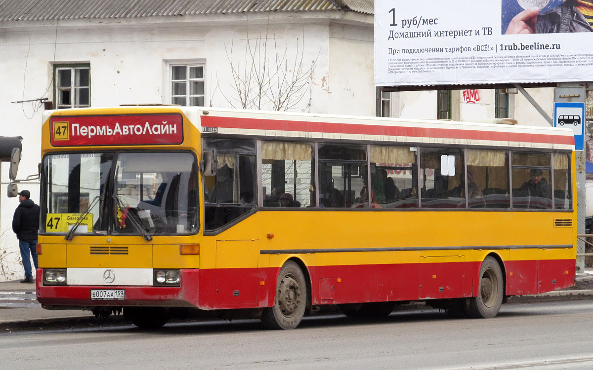 Пермский край, Mercedes-Benz O405 № В 007 АА 159