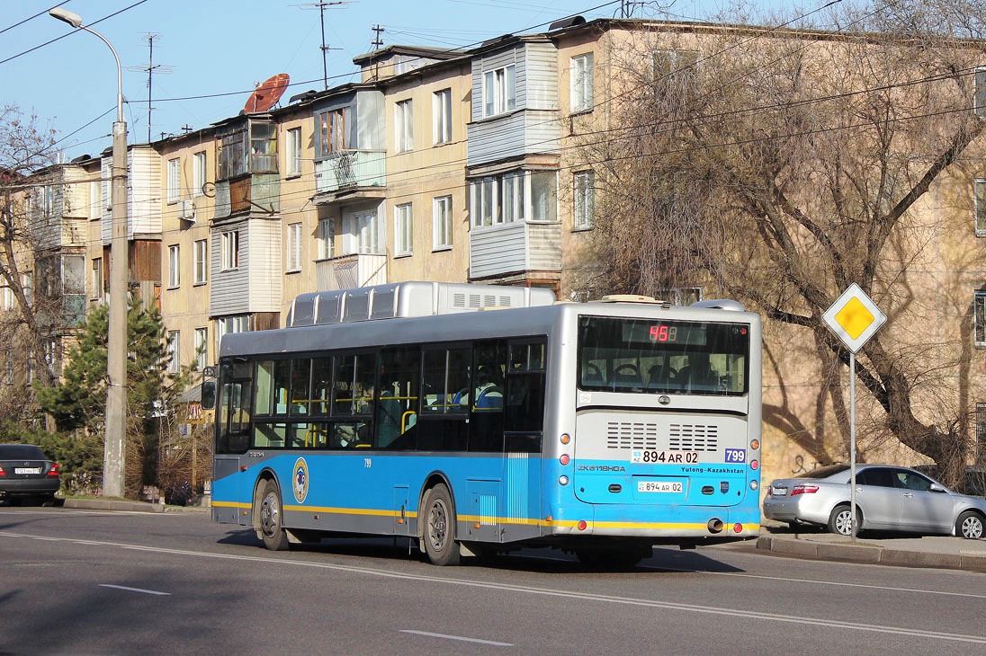 Алматы, Yutong ZK6118HGA № 799