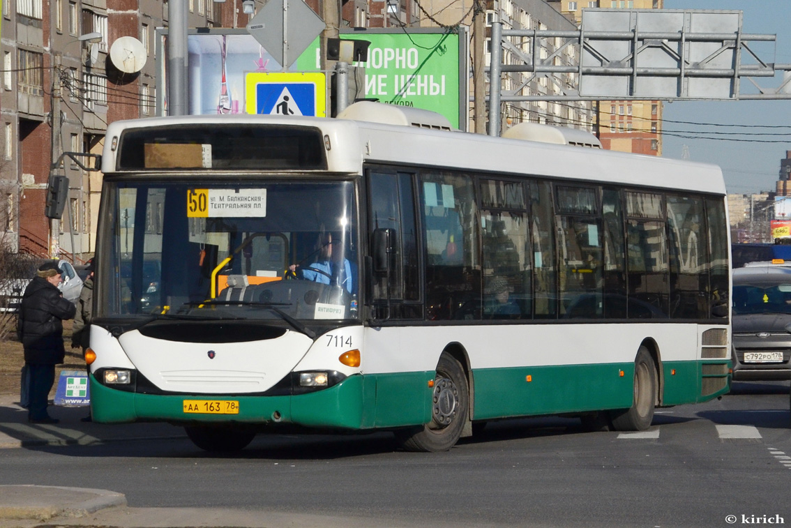 Санкт-Петербург, Scania OmniLink I (Скания-Питер) № 7114