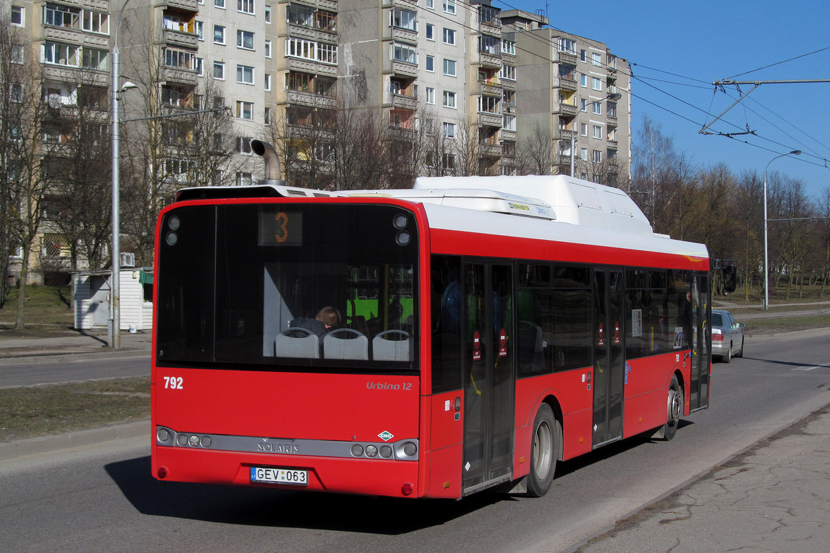 Литва, Solaris Urbino III 12 CNG № 792