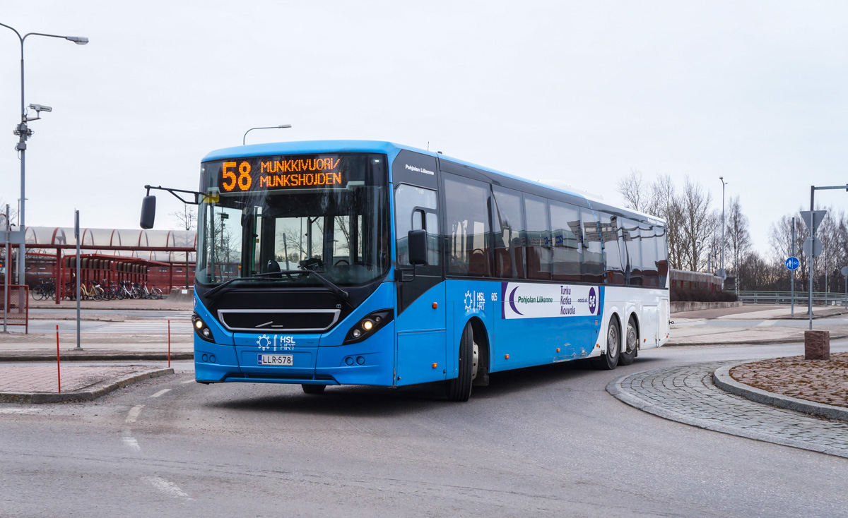 Финляндия, Volvo 8900BLE № 605