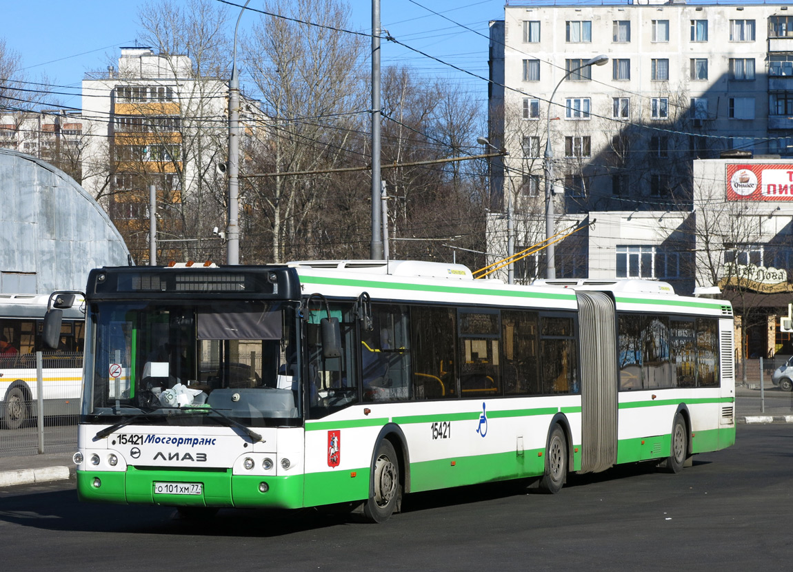 Москва, ЛиАЗ-6213.22-01 № 15421