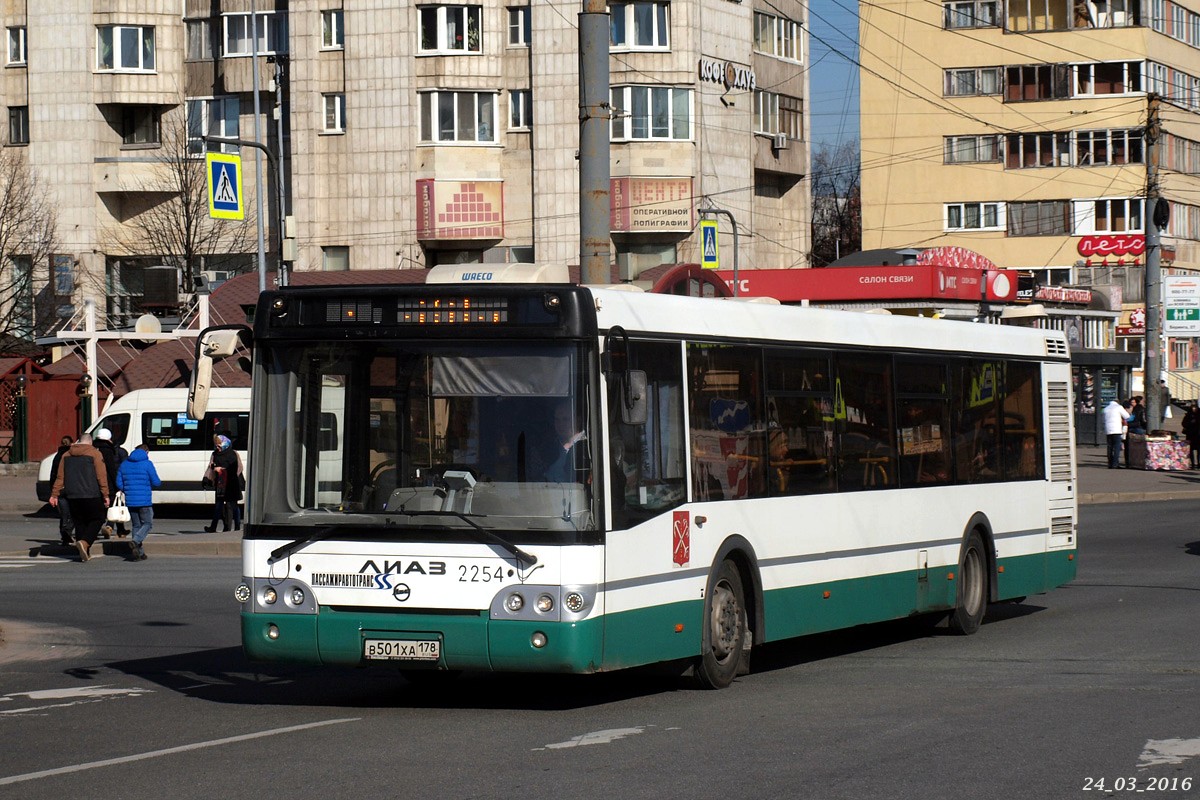 Санкт-Петербург, ЛиАЗ-5292.60 № 2254