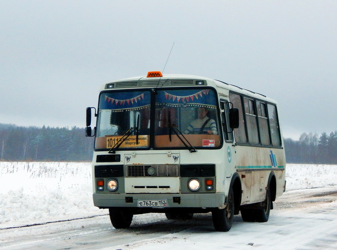 Нижегородская область, ПАЗ-32053 № Е 763 СВ 152