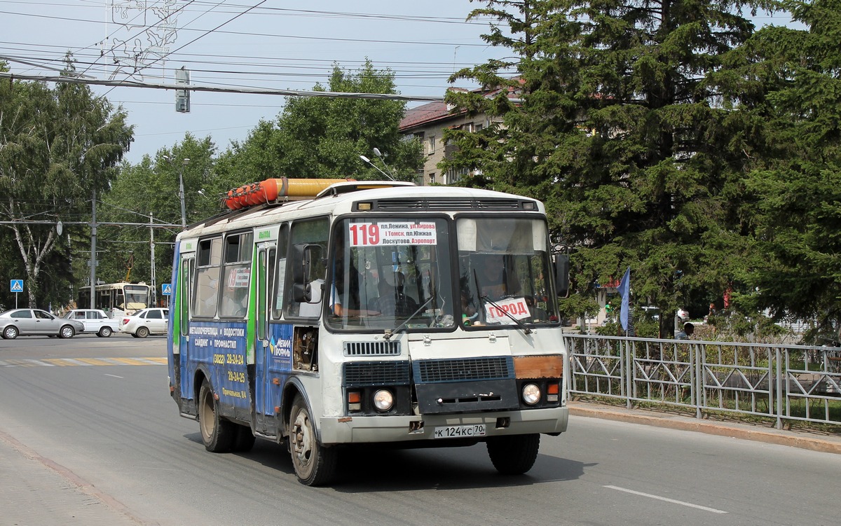 Томская область, ПАЗ-32054 № К 124 КС 70