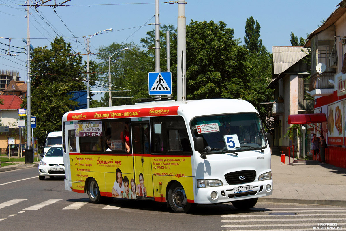 Краснодарский край, Hyundai County LWB C11 (ТагАЗ) № Х 791 ТР 93