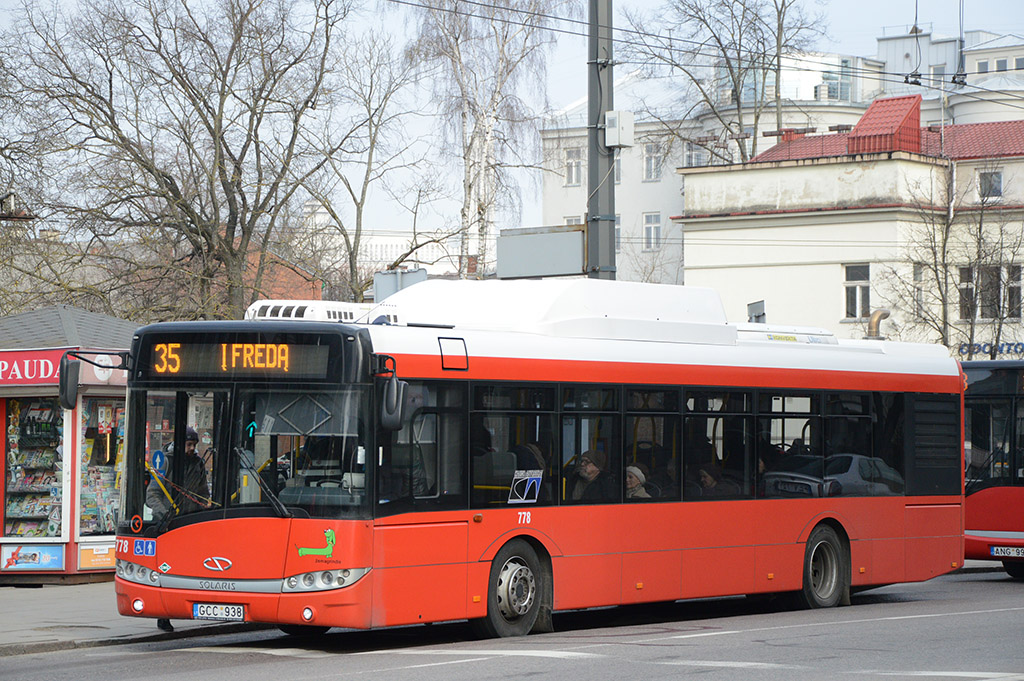 Литва, Solaris Urbino III 12 CNG № 778