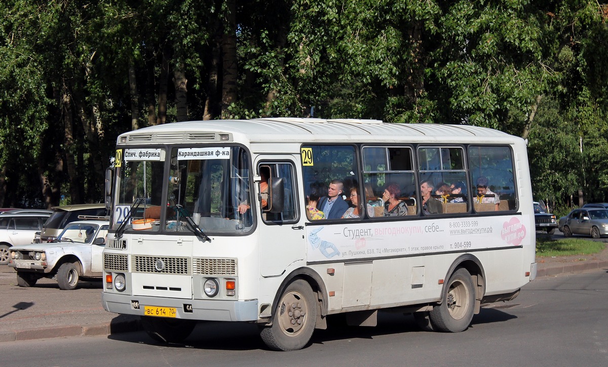 Томская область, ПАЗ-32054 № ВС 614 70