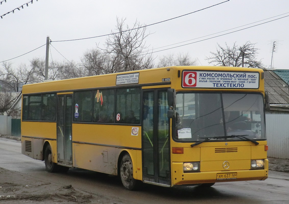 Саратовская область, Mercedes-Benz O405 № АМ 637 64