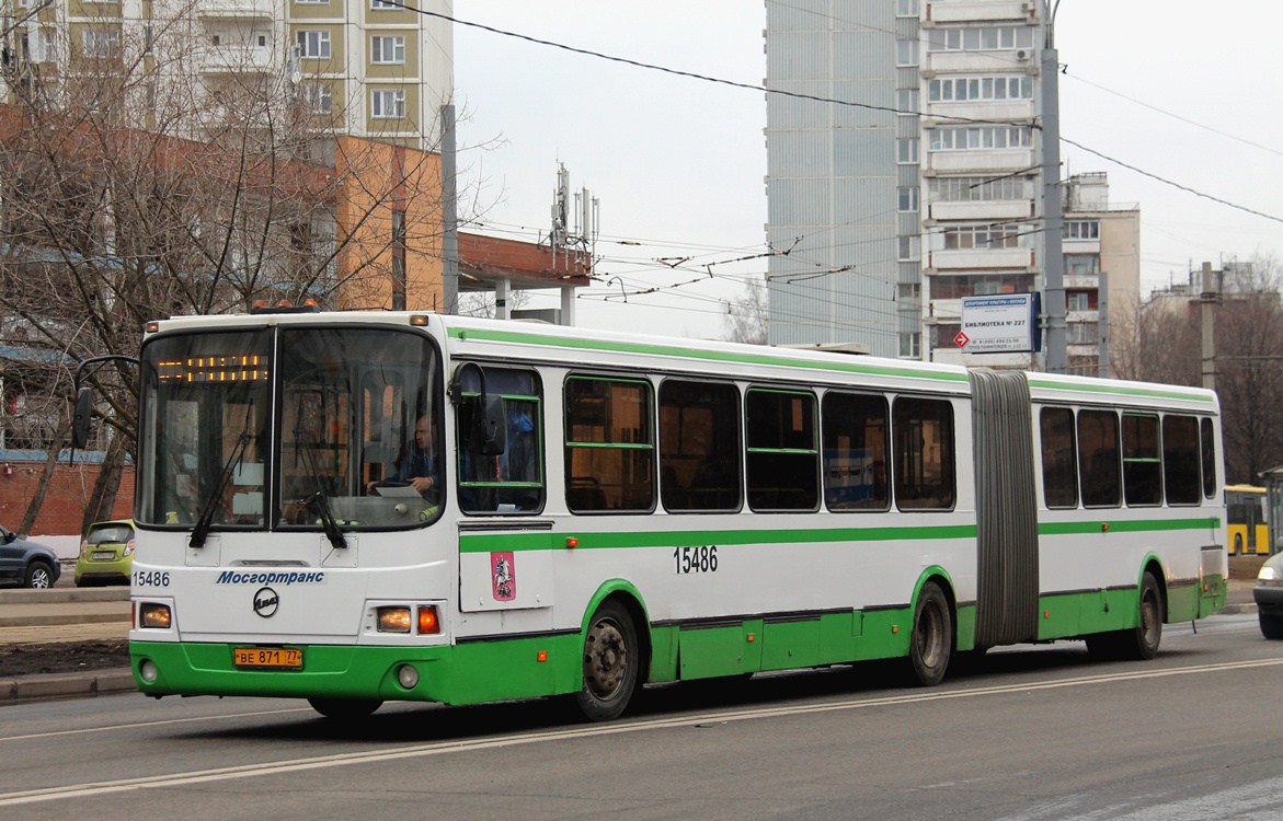 Москва, ЛиАЗ-6212.01 № 15486