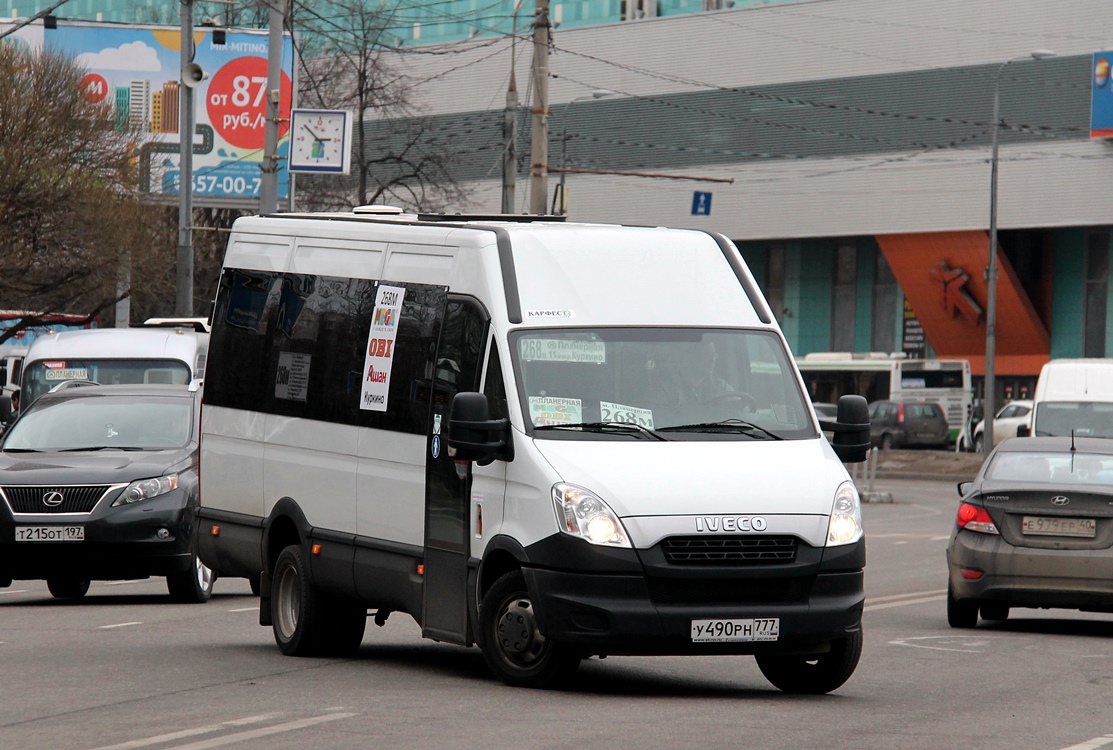 Москва, Нижегородец-2227UU (IVECO Daily) № У 490 РН 777