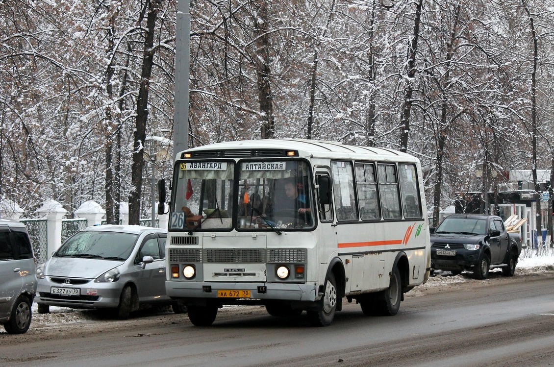 Томская область, ПАЗ-32054 № АА 672 70