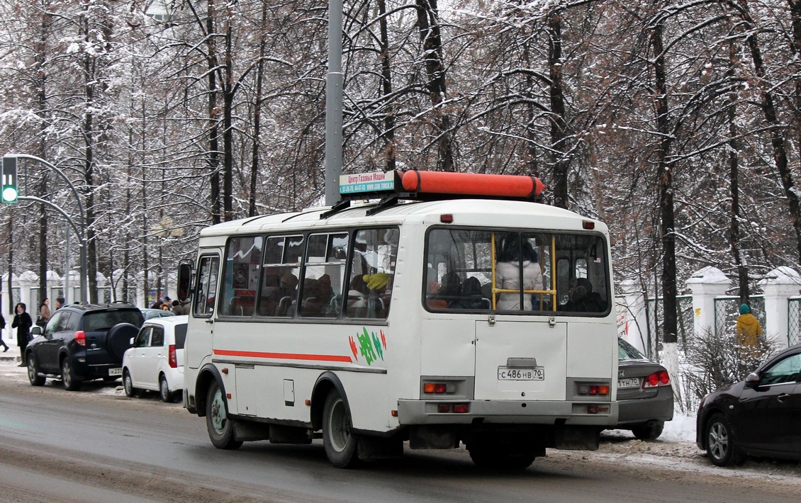 Томская область, ПАЗ-32054 № С 486 НВ 70