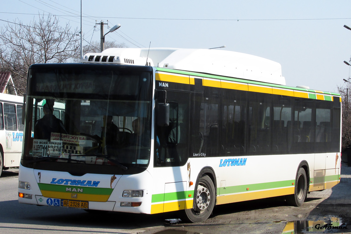 Днепропетровская область, MAN A21 Lion's City NL313 CNG № AE 2328 AB