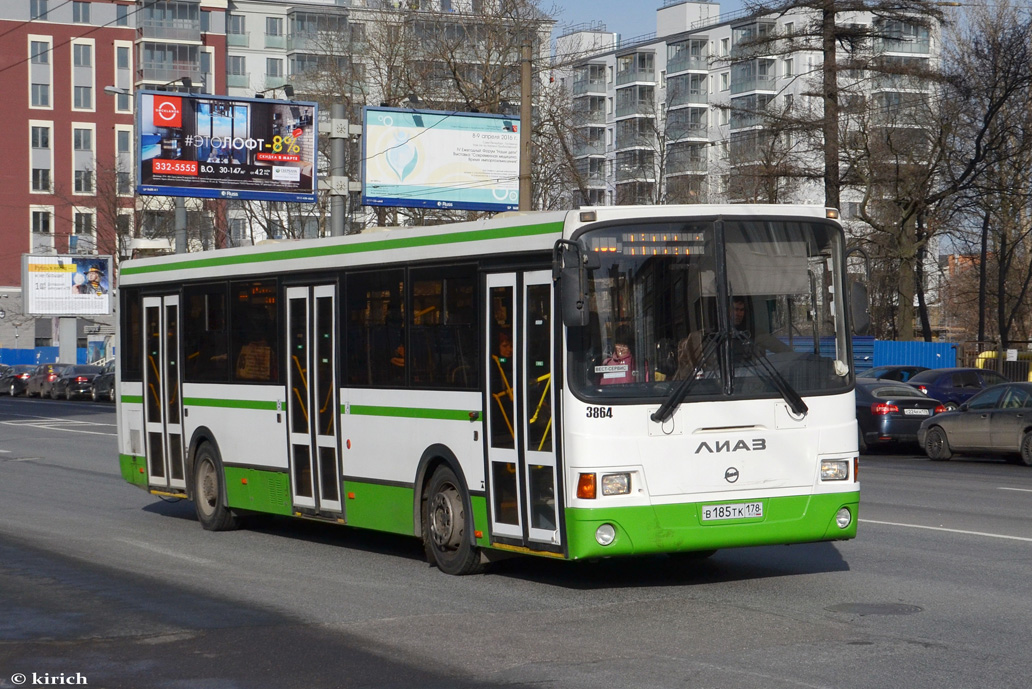 Санкт-Петербург, ЛиАЗ-5293.60 № 3864