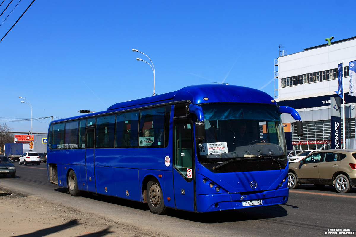 Краснодарский край, Golden Dragon XML6121E1G № О 147 КТ 123 — Фото —  Автобусный транспорт