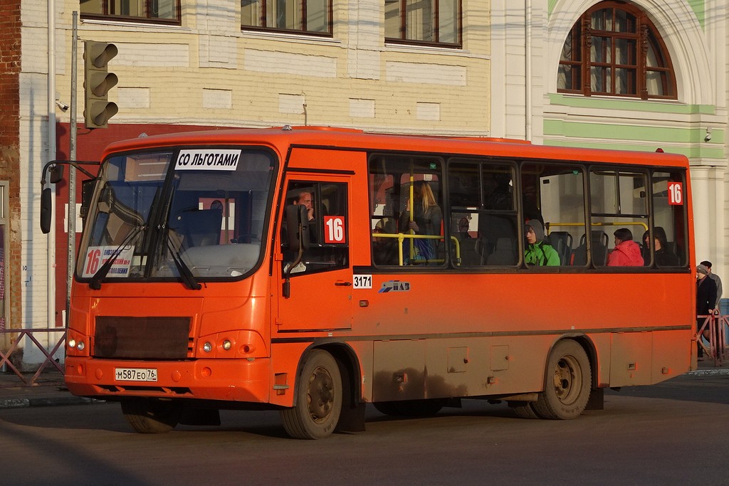 Ярославская область, ПАЗ-320402-05 № 3171