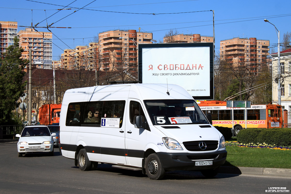 Краснодарский край, Луидор-22360C (MB Sprinter) № Е 102 КО 123