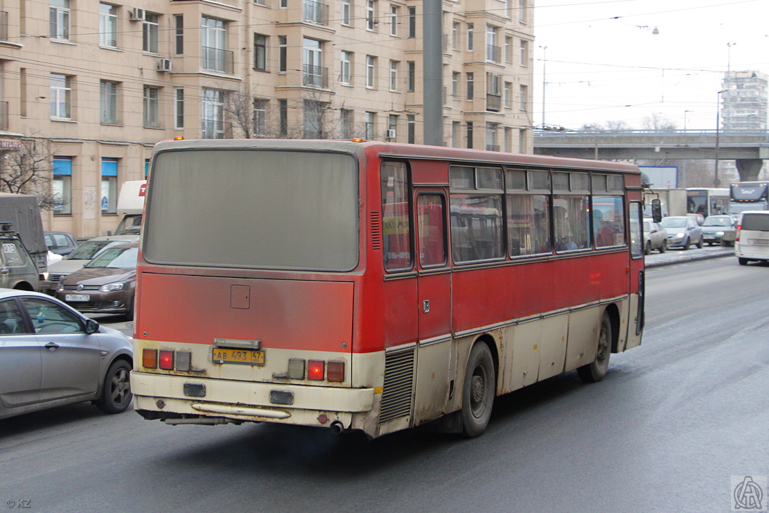 Ленинградская область, Ikarus 256.74 № АВ 493 47