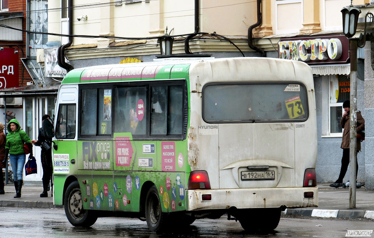 Ростовская область, Hyundai County SWB C08 (ТагАЗ) № В 192 НА 161