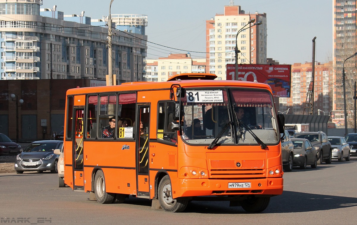 Краснаярскі край, ПАЗ-320402-05 № М 979 НЕ 124