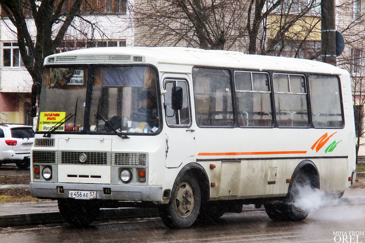 Орловская область, ПАЗ-32054 № Е 456 АЕ 57