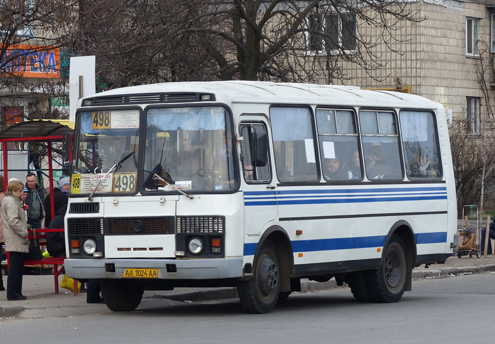 Киев, ПАЗ-32054 № AA 1024 AA