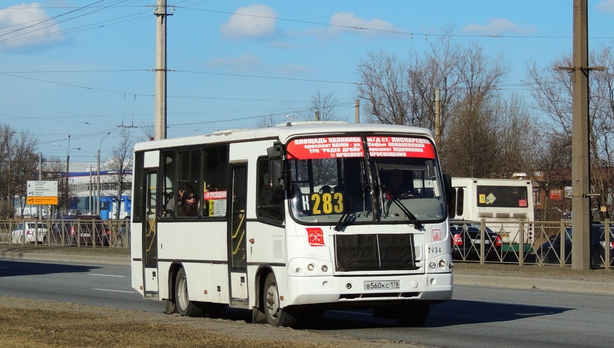 Санкт-Петербург, ПАЗ-320402-05 № n934