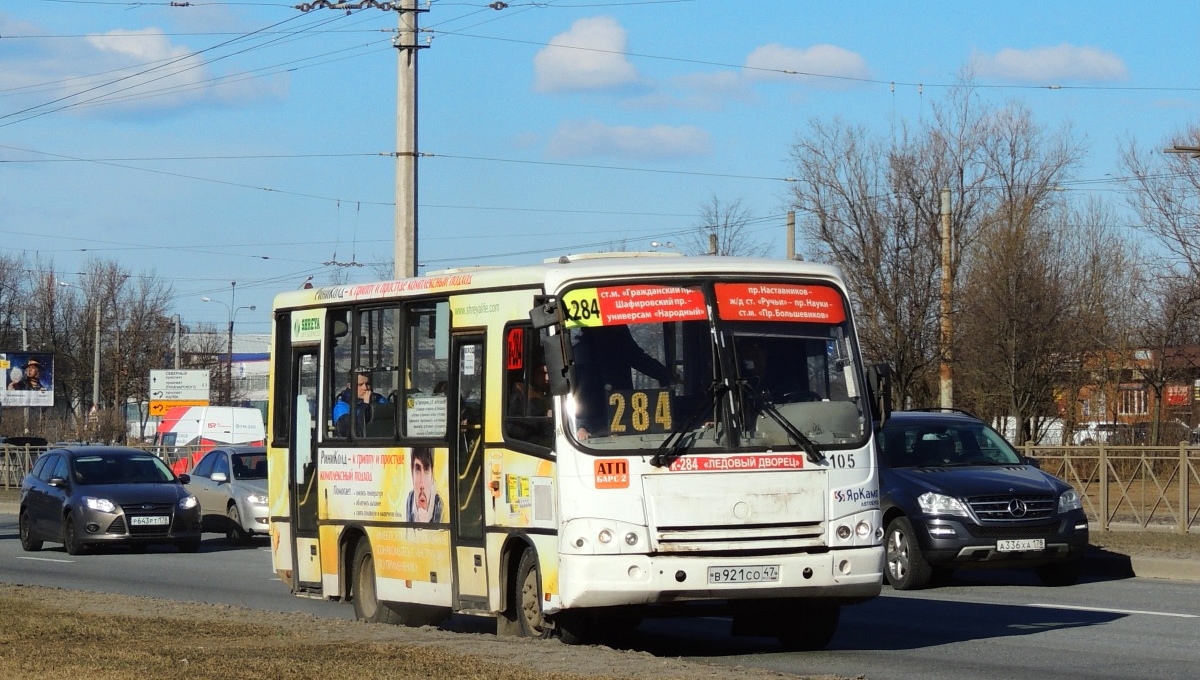 Санкт-Петербург, ПАЗ-320402-05 № 105