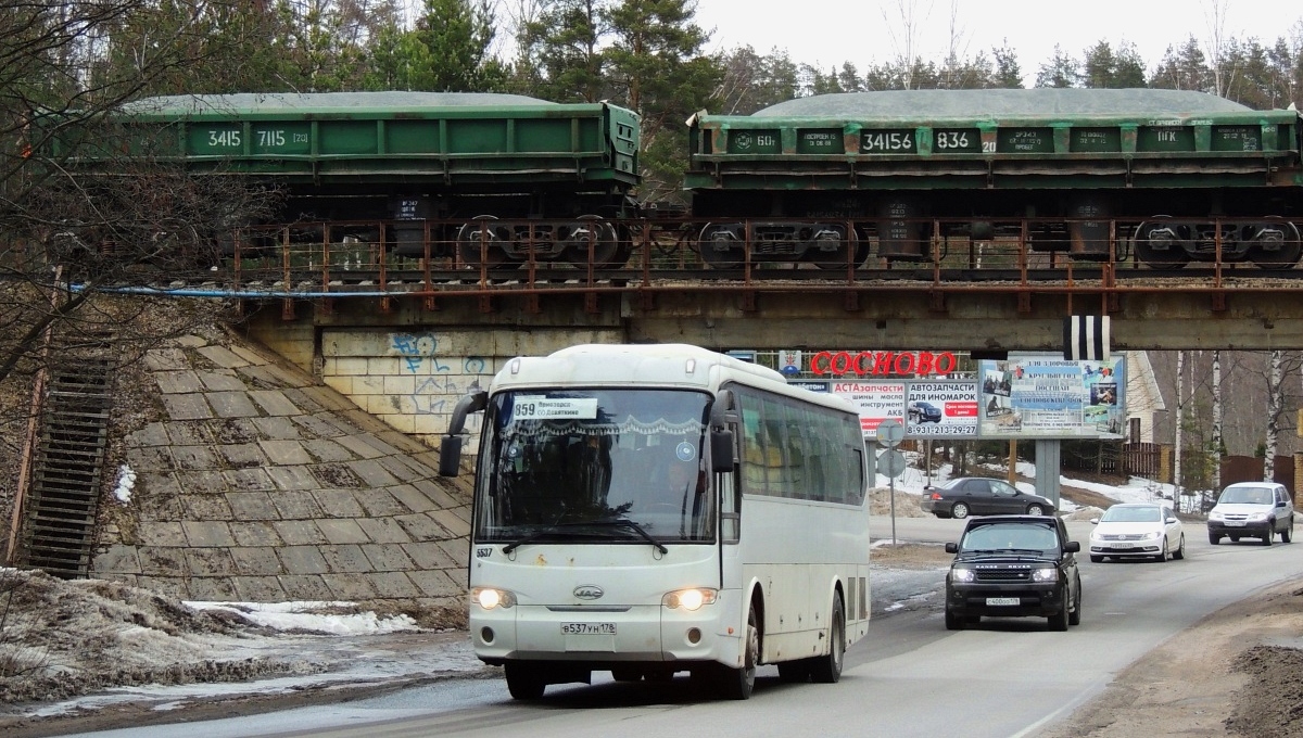 Ленинградская область, JAC HK6120 № 5537