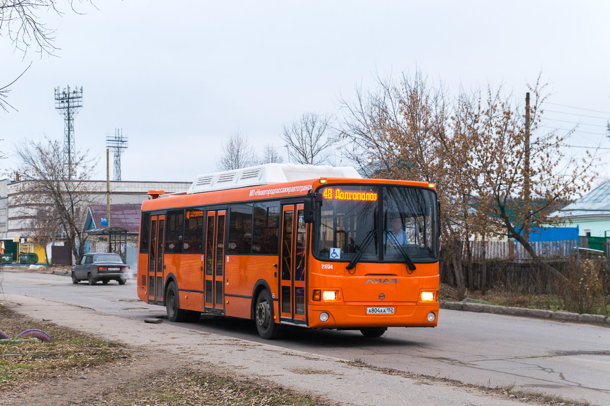 Нижегородская область, ЛиАЗ-5293.70 № 21734