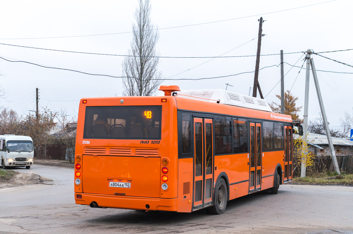 Нижегородская область, ЛиАЗ-5293.70 № 21734