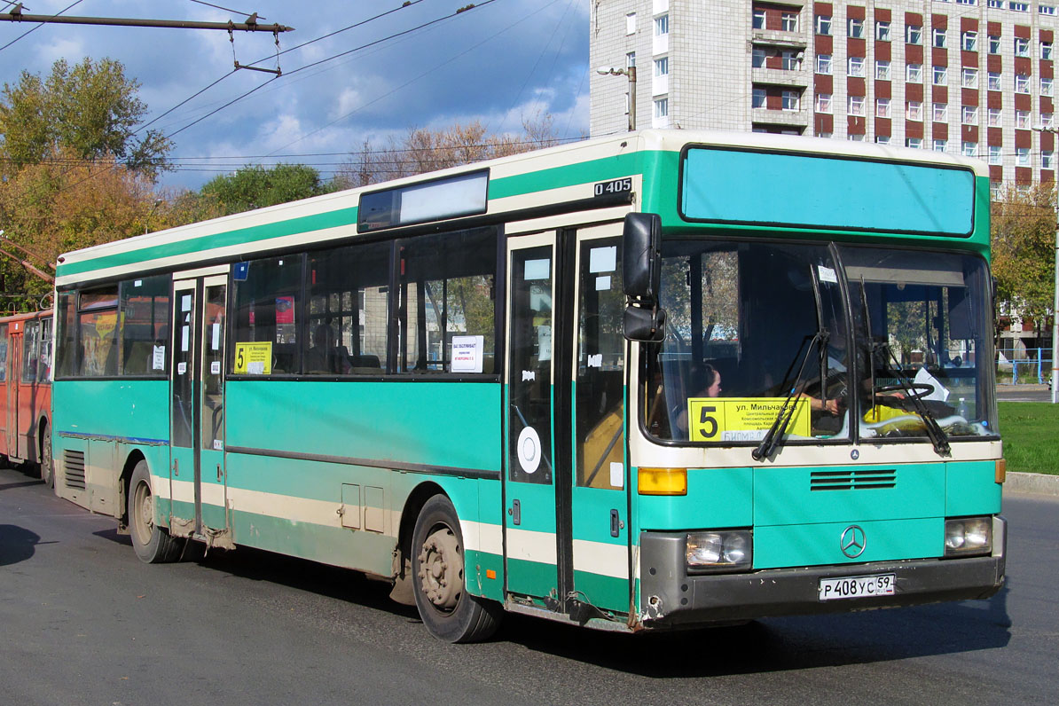 Пермский край, Mercedes-Benz O405 № Р 408 УС 59