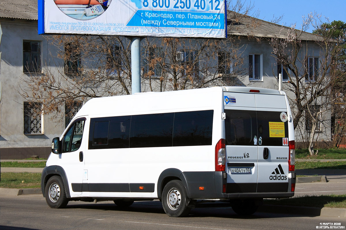 Краснодарский край, IRITO Boxer L4H2 (Z8P) № Х 404 ТУ 93 — Фото —  Автобусный транспорт