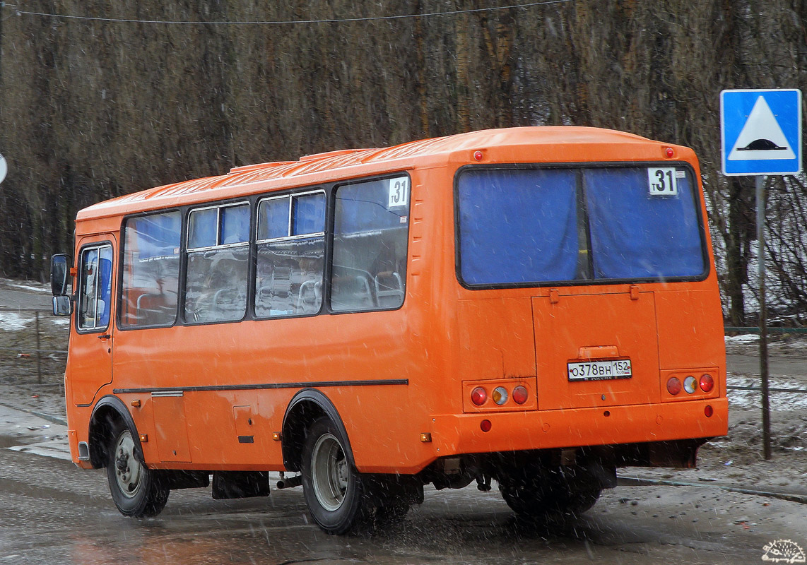 Нижегородская область, ПАЗ-32054 № О 378 ВН 152