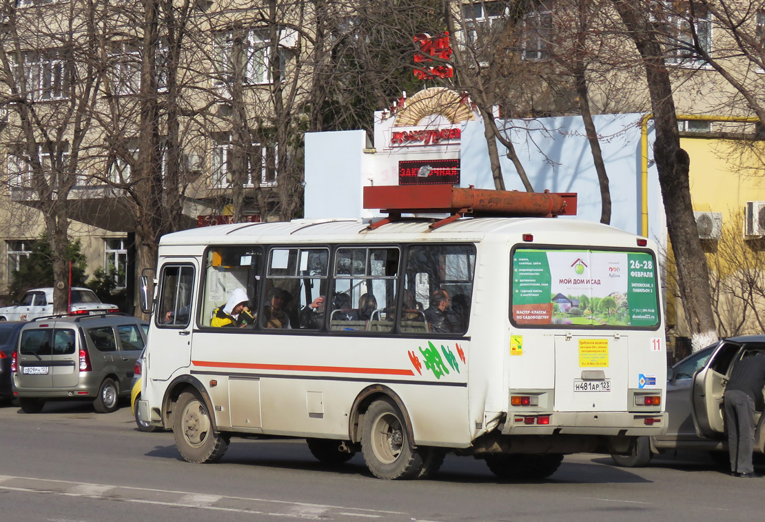 Краснодарский край, ПАЗ-32054 № Н 481 АР 123