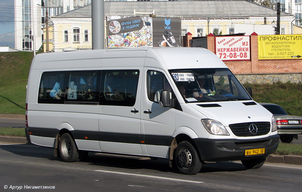 Башкортостан, Mercedes-Benz Sprinter 515CDI № ВХ 942 02 — Фото — Автобусный  транспорт