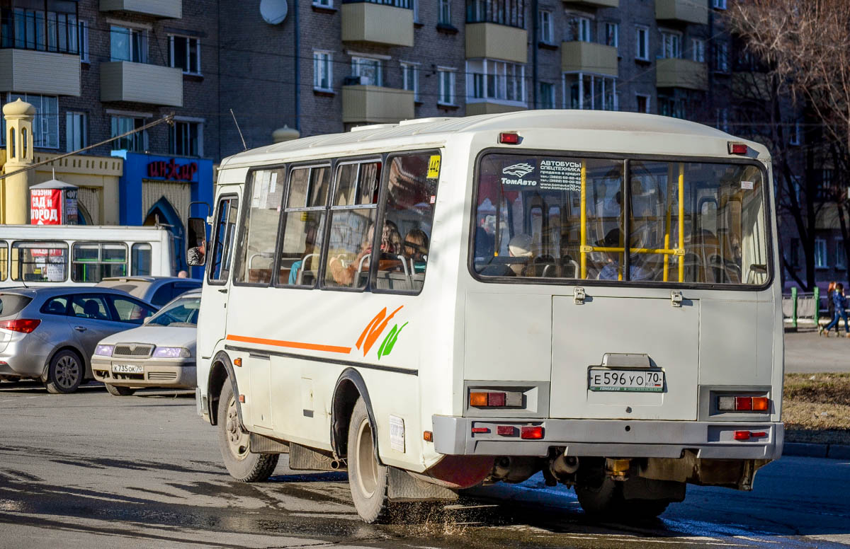 Томская область, ПАЗ-32054 № Е 596 УО 70