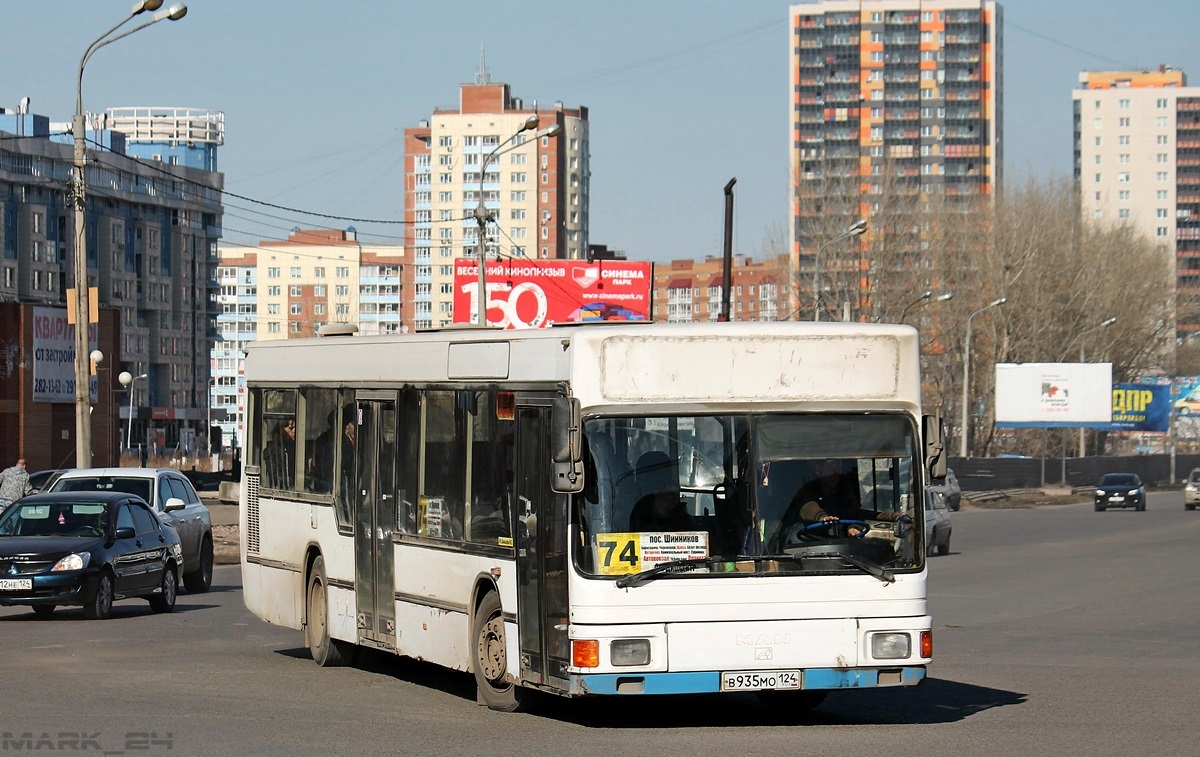 Красноярский край, MAN A10 NL202 № В 935 МО 124