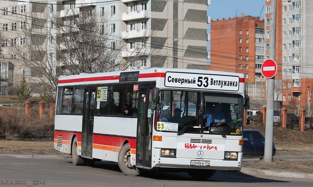 Красноярский край, Mercedes-Benz O405 № У 040 ЕВ 124