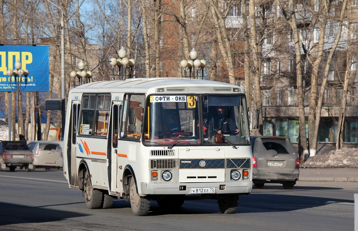 Томская область, ПАЗ-32054 № К 812 ЕЕ 70