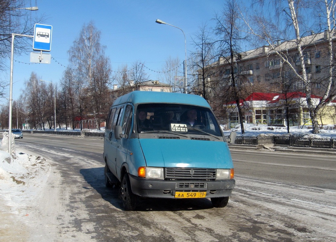 Томская область, ГАЗ-2705 № АА 549 70