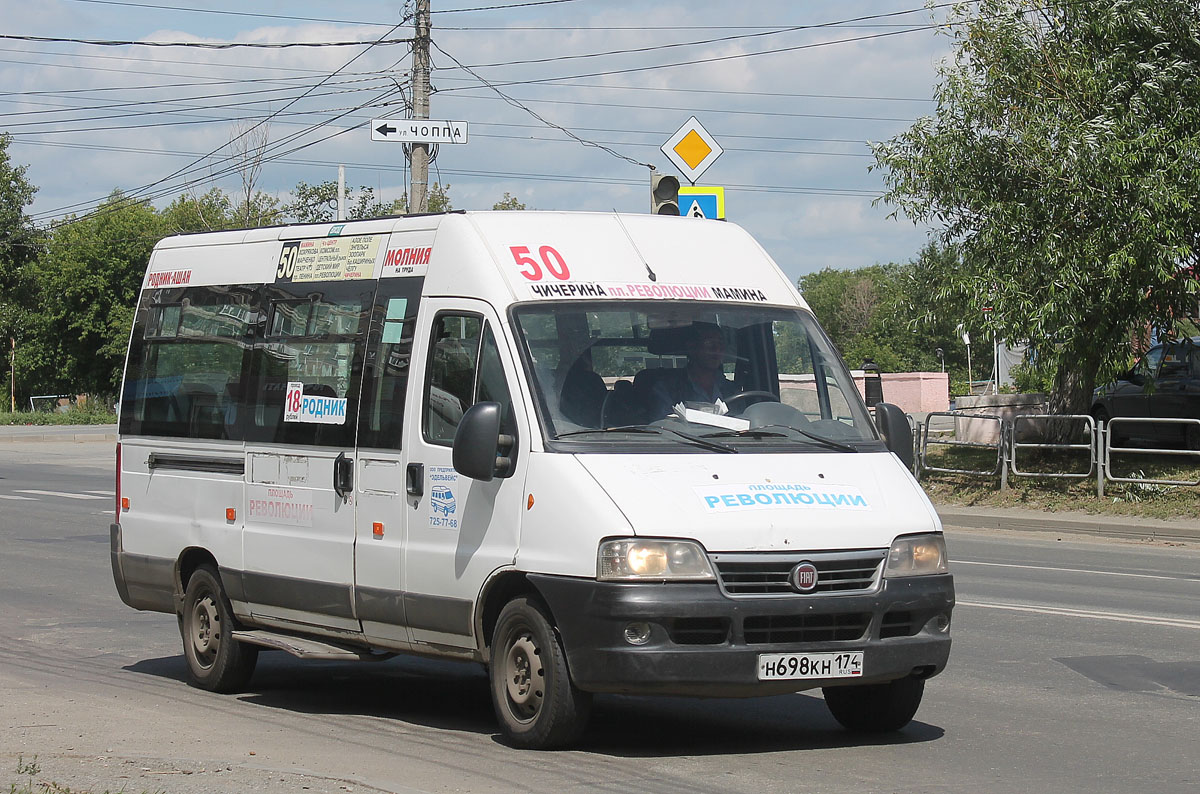 Челябинская область, FIAT Ducato 244 CSMMC-RLL, -RTL № Н 698 КН 174