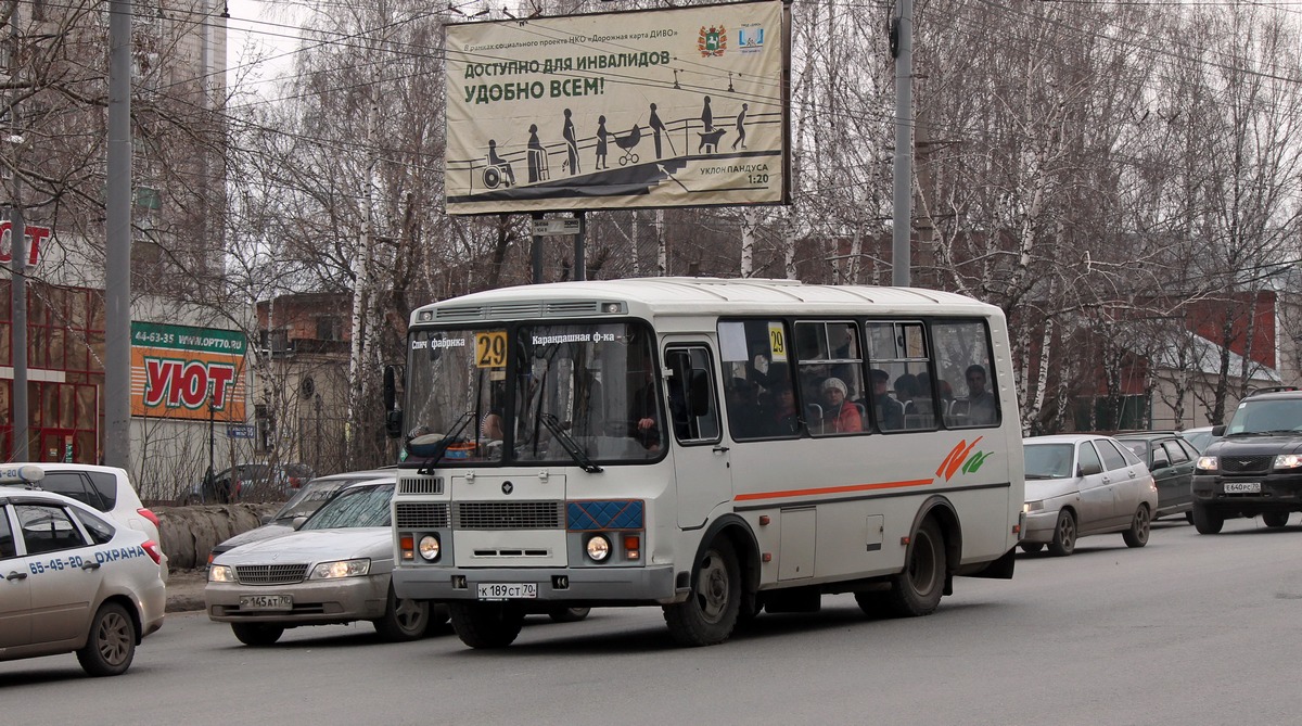 Томская область, ПАЗ-32054 № К 189 СТ 70