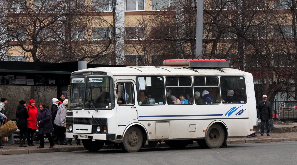 Томская область, ПАЗ-32054 № Х 784 ЕЕ 124