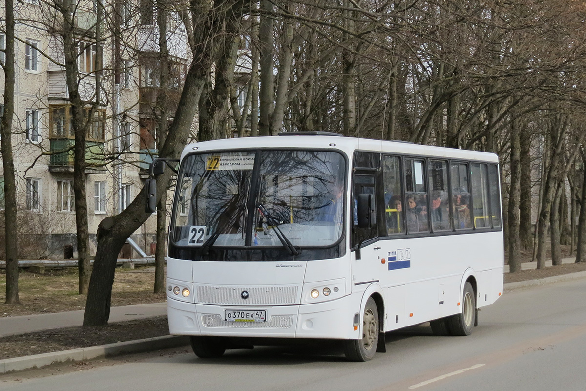 Ленинградская область, ПАЗ-320412-05 "Вектор" № О 370 ЕХ 47