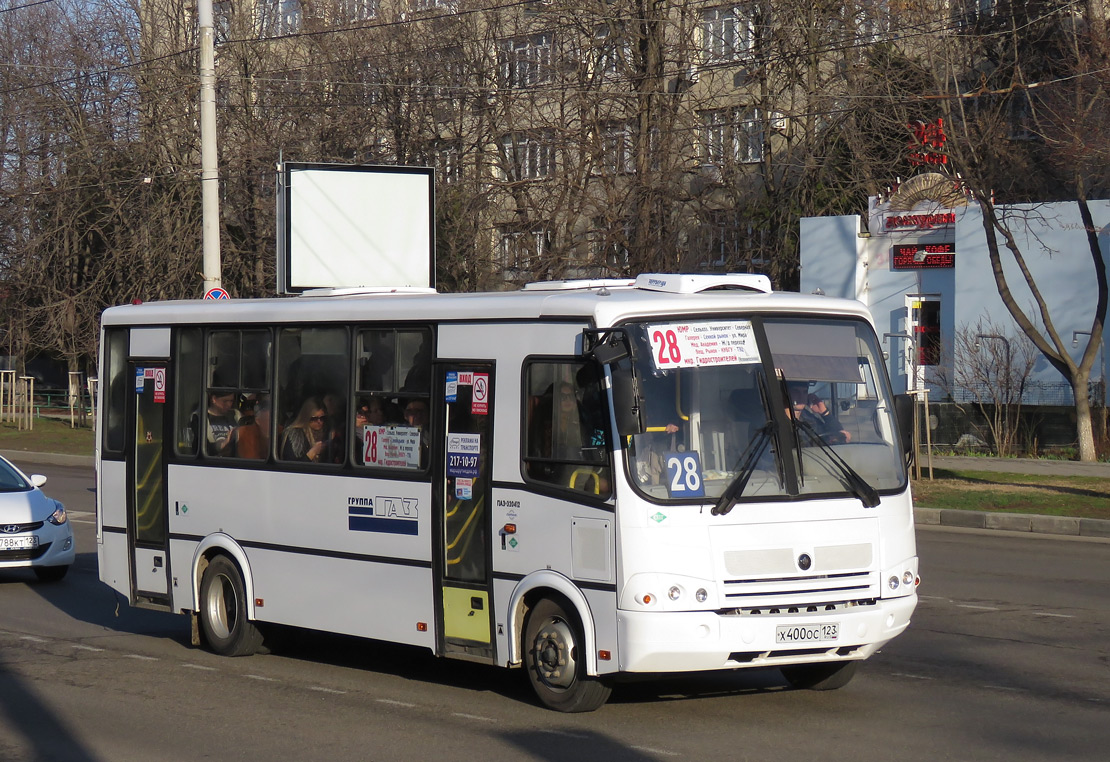Krasnodar region, PAZ-320412-10 č. Х 400 ОС 123