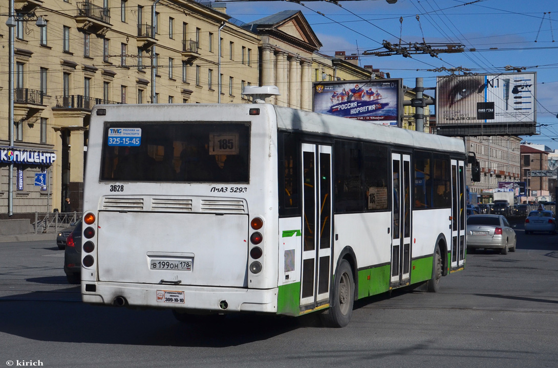 Санкт-Петербург, ЛиАЗ-5293.60 № 3628