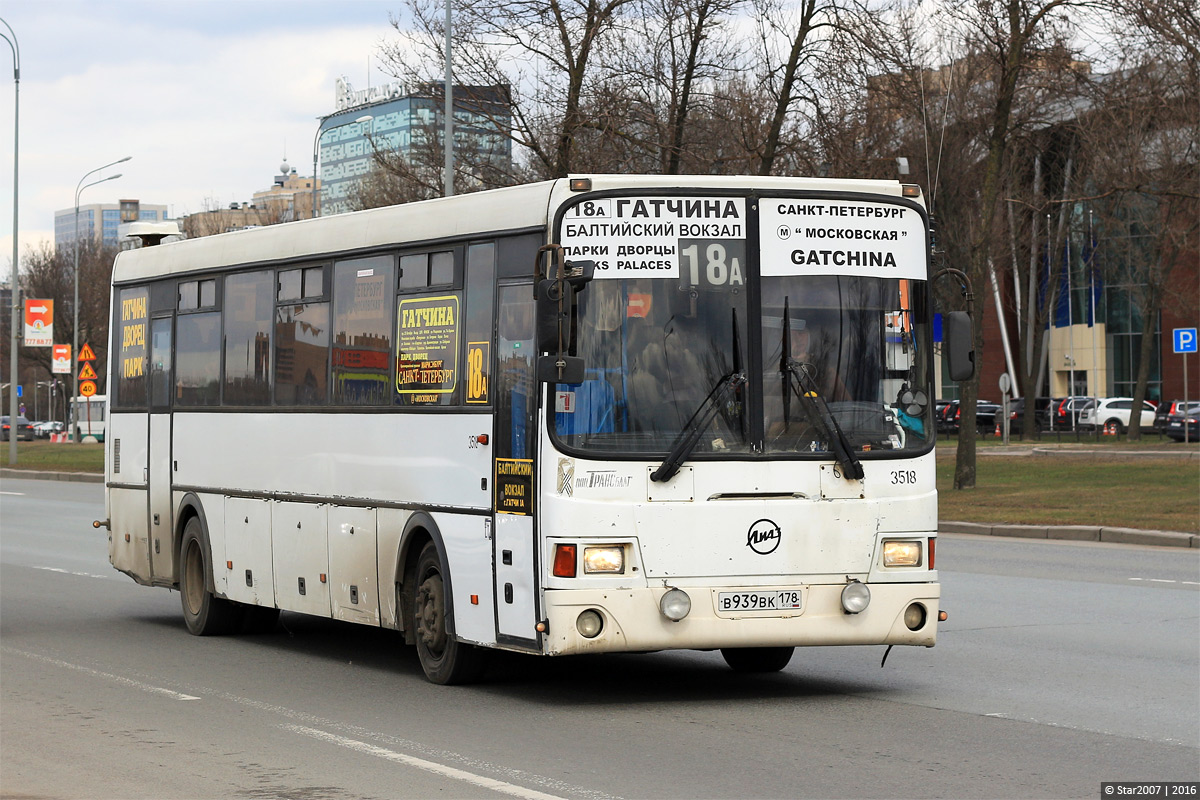 Ленинградская область, ЛиАЗ-5256.58 № 3518