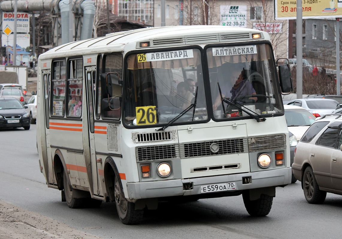 Томская область, ПАЗ-32054 № Е 559 ОА 70